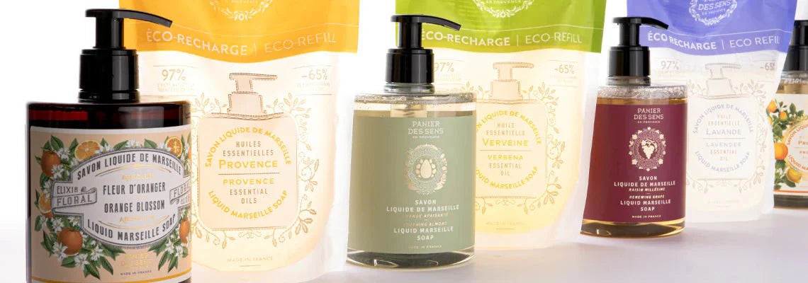Savons de Marseille liquides - Panier des Sens