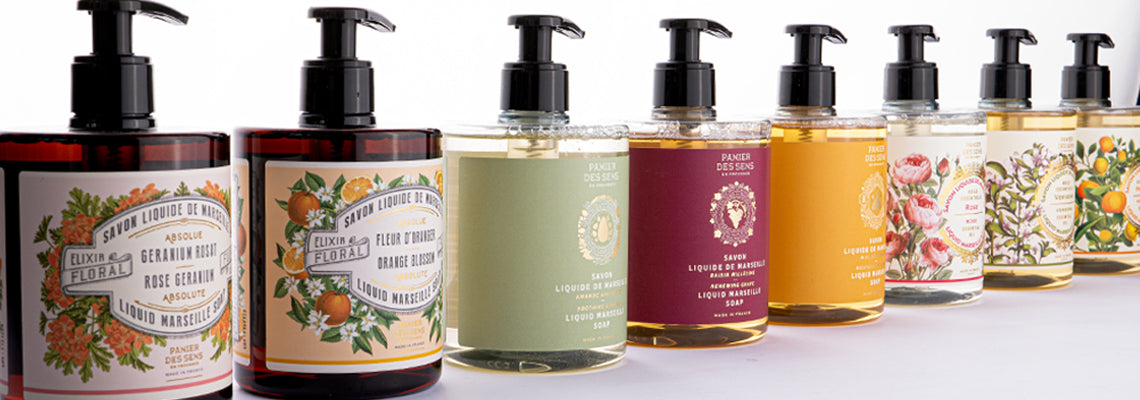Savons de Marseille liquides - Panier des Sens
