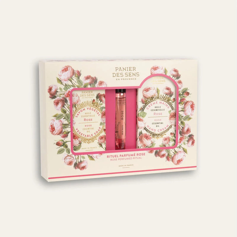 Coffret rituel parfumé - Rose Envoûtante