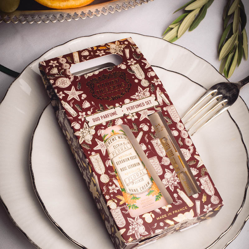 Coffret duo de noël - Géranium Rosat