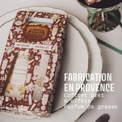 Coffret duo de noël - Géranium Rosat