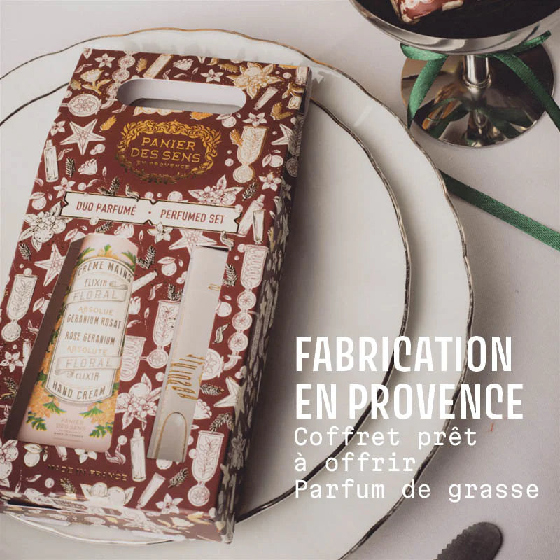 Coffret duo de noël - Géranium Rosat