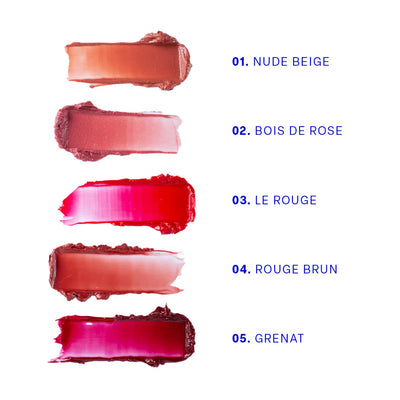 Baume à Lèvres Teinté & Fard à Joues Hydratant - 04 Rouge Brun