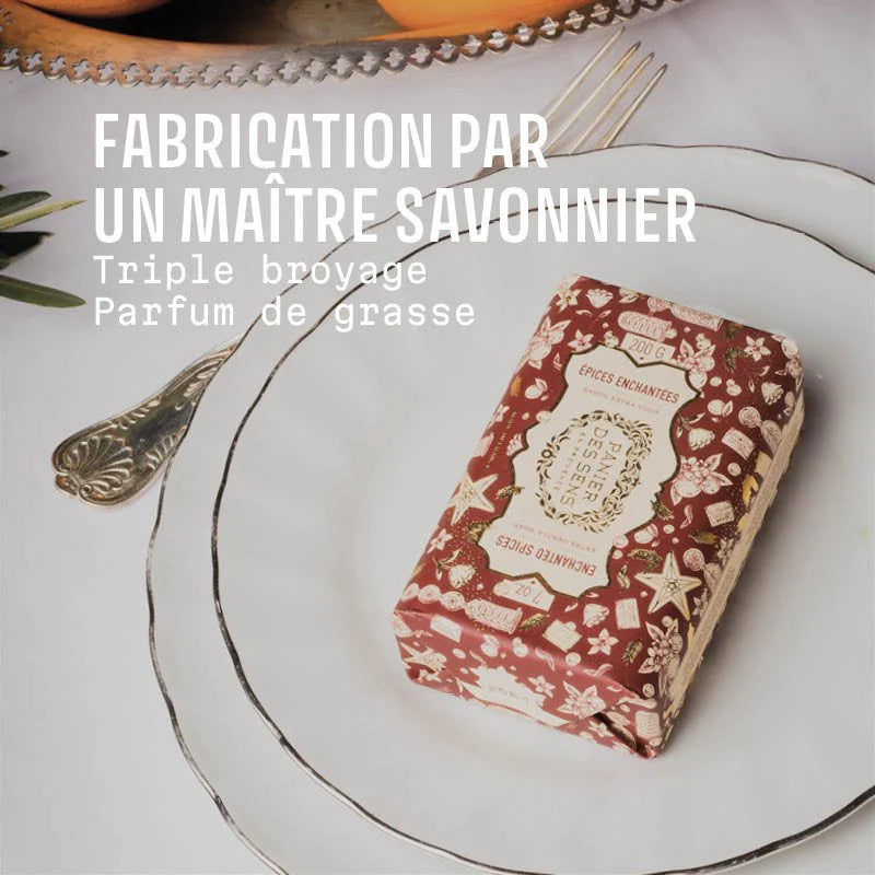 Savon Épices Enchantées 200g - Édition limitée de Noël