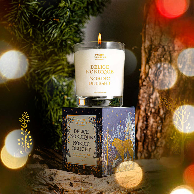 Bougie parfumée de Noël - Délice nordique 180g