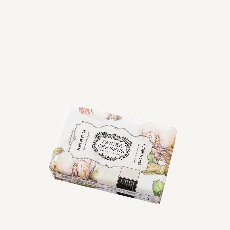 Savon solide parfumé extra-doux - Fleur de Coton