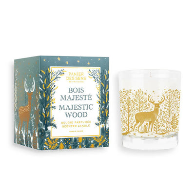 Bougie parfumée de Noël - Bois Majesté 180g