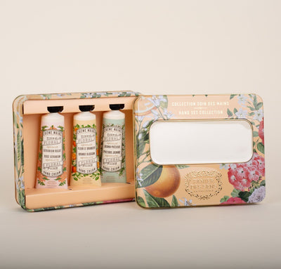 Coffret soins des mains aux absolues de parfum - Fleur d’Oranger, Géranium et Jasmin - Panier des Sens