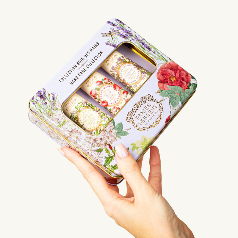 Coffret soins des mains aux huiles essentielles - Lavande, Rose, Verveine (3x30ML) - Panier des Sens