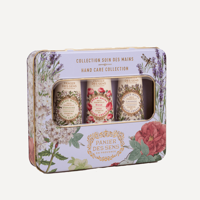 Coffret soins des mains aux huiles essentielles - Lavande, Rose, Verveine (3x30ML) - Panier des Sens