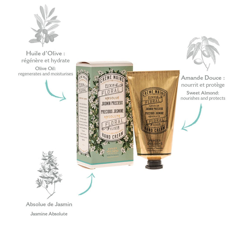 Crème pour les mains - Jasmin Précieux 75ml - Panier des Sens