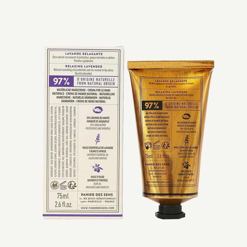 Crème pour les mains - Lavande Apaisante 75ml - Panier des Sens