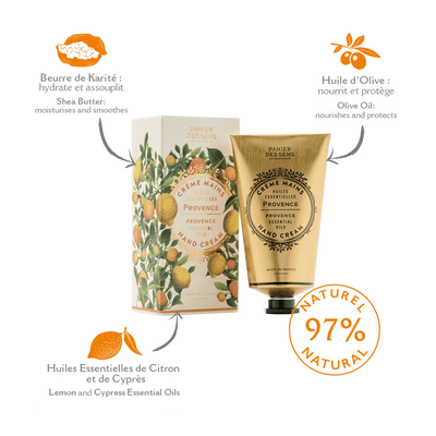 Crème pour les mains - Provence Énergisante 75ml - Panier des Sens