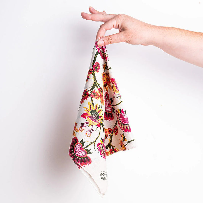 Furoshiki emballage cadeau réutilisable 100% coton avec fourreau 51x51 cm