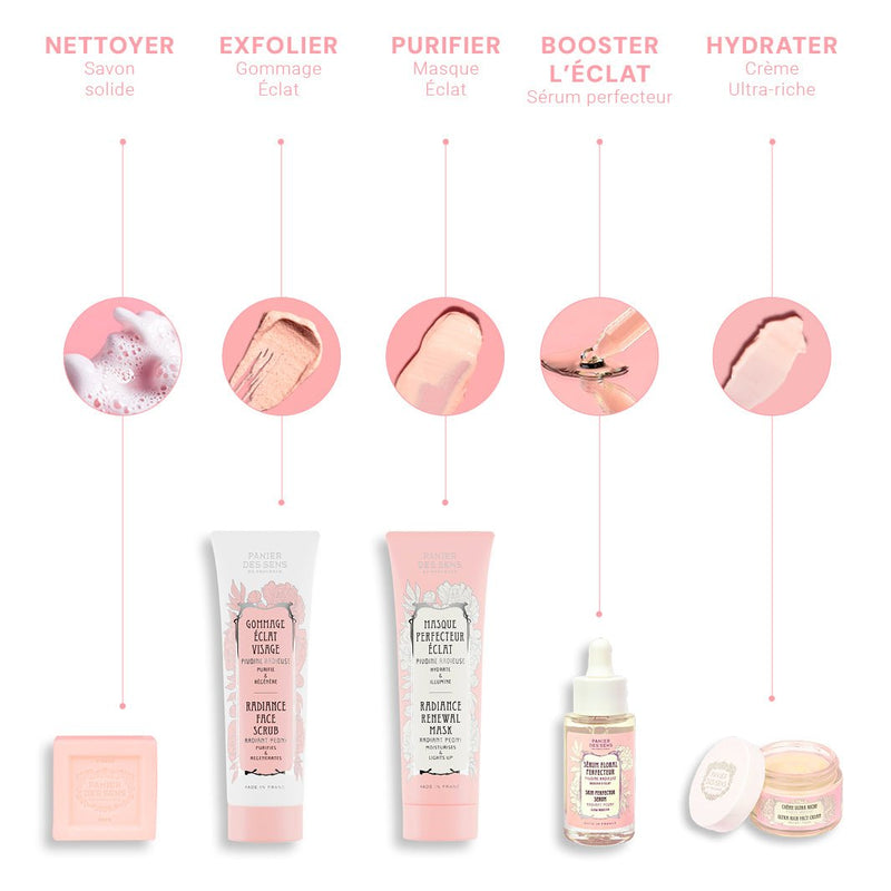 Gommage visage - Hydratation & éclat 75ml - Panier des Sens