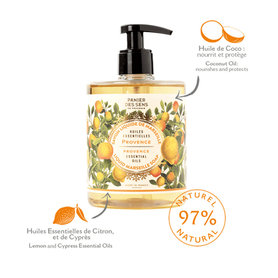 Savon de Marseille liquide – Provence Énergisante 500ml - Panier des Sens