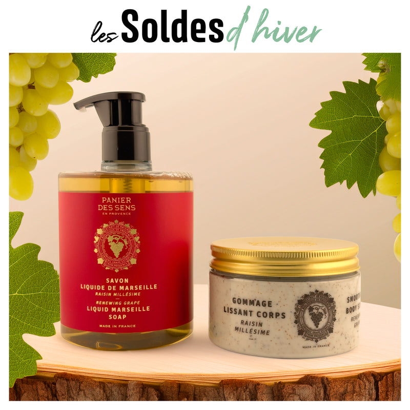Duo Soin Gommage Raisin Millésime