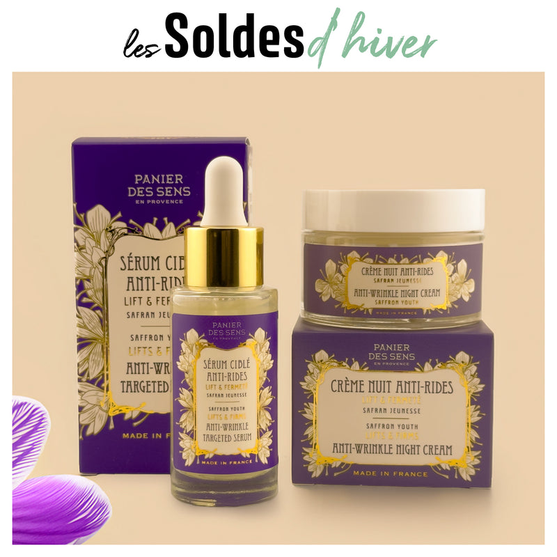 Duo Soins Visage Safran Jeunesse Nuit